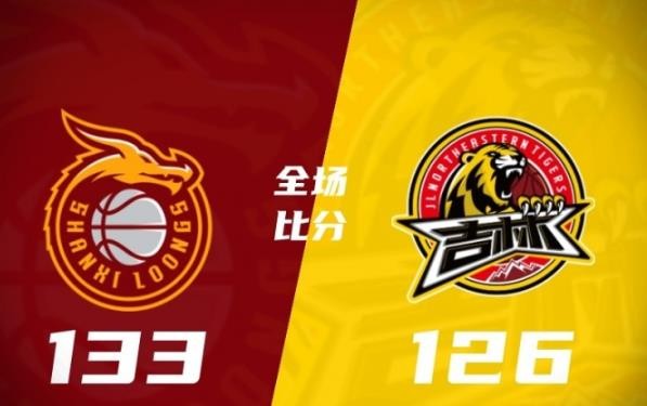CBA山西133-126力压吉林 张宁30分6板8助、原帅21分