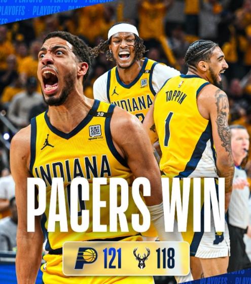 NBA直播战报:雄鹿118-121步行者,哈利伯顿投进绝杀2+1,米德尔顿空砍42分10板 NBA直播战报:雄鹿118-121步行者,哈利伯顿投进绝杀2+1,米德尔顿空砍42分10板