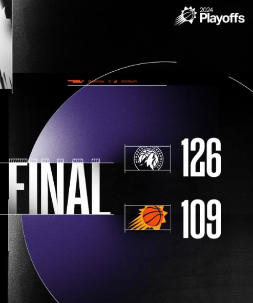 NBA直播战报:森林狼126-109太阳,爱德华兹狂砍36分9板,森林狼拿下赛点 NBA直播战报:森林狼126-109太阳,爱德华兹狂砍36分9板,森林狼拿下赛点